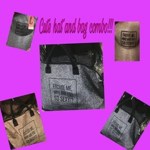 Cute hat and bag combo🔥🔥🔥